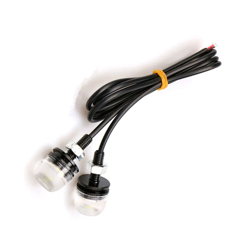 18mm 5630 5730 3 LED DRL Eagle Eye Lamp Daytime Running Lights Warning Fog lights Parking Signal Lamp 12V Yellow Amber White Ice