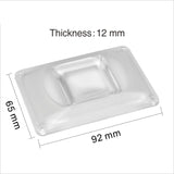 LED COB Chip Lens 92*65mm LED Lamp Chip Lampshade Reflector Frosted Matrix Chip Lamp DIY Spotlight Bulb Floodlight Easy Install