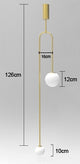 Nordic bedroom bedside restaurant pendant lamp bar simple living room background wall led creative glass ball brass lamp