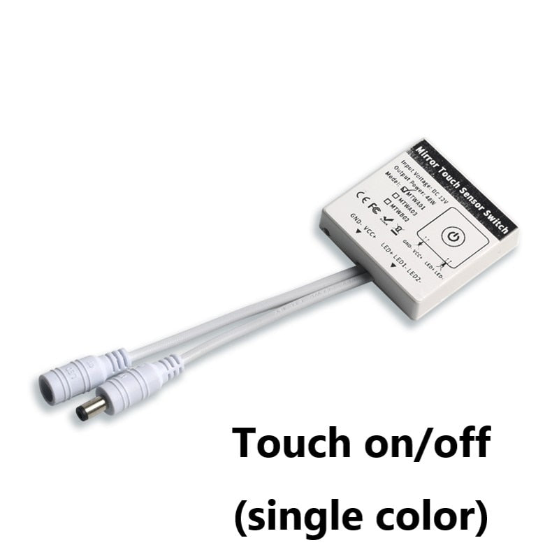 12V 5A Bathroom Mirror LED Light Touch Switch Mirror Dimming Sensor For Bathroom Vanity Mirror