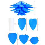 50 cm Lotus Chandelier Pendant Lampshade DIY Puzzle Lights Modern Lamp Shade for  Light Ceiling Lampshade Decor Indoor