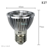 1 Piece of  LED COB Par20 Bulb E27 GU10 B22 E14 110V 220V 3W 5W 7W dimmable spot light Lamp LED P20 Spotlight downlight Lighting