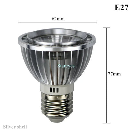 1 Piece of  LED COB Par20 Bulb E27 GU10 B22 E14 110V 220V 3W 5W 7W dimmable spot light Lamp LED P20 Spotlight downlight Lighting