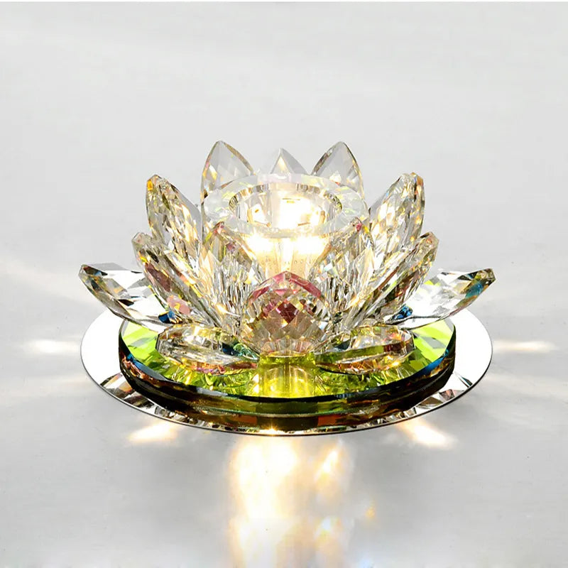 Crystal LED Ceiling Light 3W AC90-260V Modern LED Crystal Lamp Kitchen ...