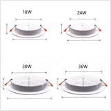 Dimmable 5W-36W LED Ceiling Lamp Recessed SMD Downlight 24W 30W Spot Light AC85-260V For Living Room and Shopping Mall Lighting