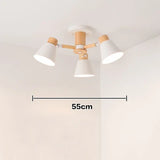 Modern solid wood living room pendant lamp E27 ceiling lamp bedroom ceiling pendant lamp hotel restaurant interior lighting bulb