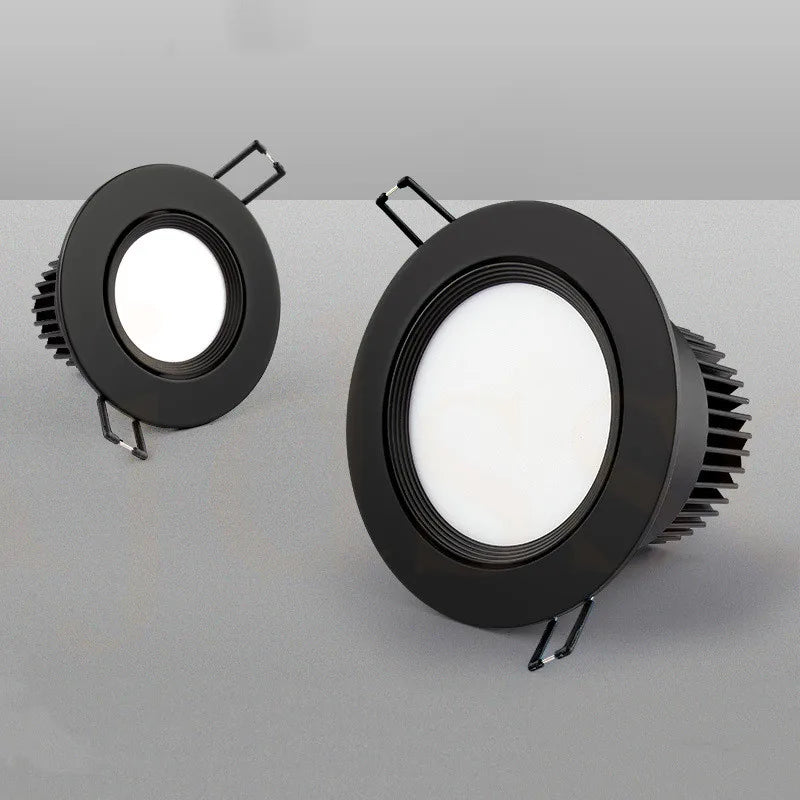 Downlight LED COB Spotlight Ceiling Lamp AC85-265V 3W 5W 7W 9W 12W 15W 20W 30W 40W 50W Recessed Downlights Round LED Panel Light