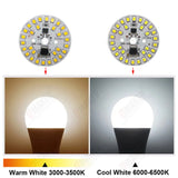 10-Pack AC 220V LED PCB Aluminum Plate - Integrated IC Driverless Light Board