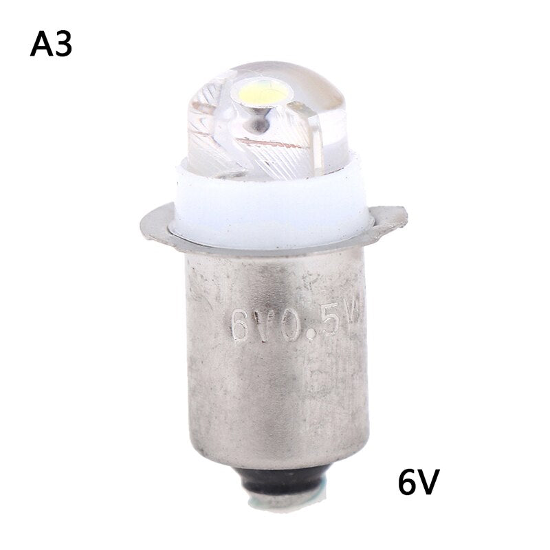 LED Light Bulb P13.5S 0.5W Work Light Flashlight Torch Light Replacement Led Bulb Work Light Lamp 3V 4.5V 6V