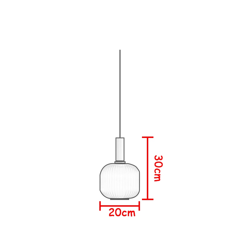 Modern Nordic Glass Pendant Lights Fixtures For Dining Room Bar Restaurant Deco Hanging Lamp Bedside Suspension Lighting