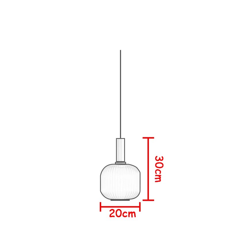 Modern Nordic Glass Pendant Lights Fixtures For Dining Room Bar Restaurant Deco Hanging Lamp Bedside Suspension Lighting