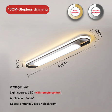 Led Ceiling Light Rectangular For Kitchen Home Deco Chandelier Dining Bedrooms Sensor Lamp Modern Ceiling Lights For Living Room