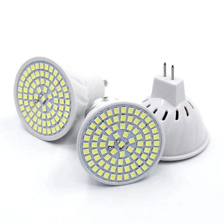 GU10 E27 E14 Lampasas LED Bulb 220V 240V Bombillas LED Lamp 48 60 80 LED Spotlight 2835 SMD Lampasas light