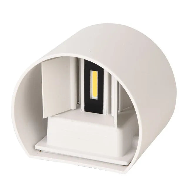IP65 Waterproof 6W 12W COB LED Wall Lamp Indoor Outdoor Simple Style Aluminum Wall Lights for Bedroom Hallway Porch Balcony
