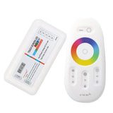 2.4G RGB RGBW LED strip controller touch remote control RF wireless DC 12V 24V LED driver touch screen led controller
