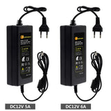 DC12V Adapter AC100-240V Lighting Transformers Output DC12V 1A 2A 3A 5A 6A 8A 10A EU / US Plug Power Supply for LED Strip
