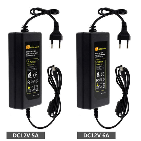 DC12V Adapter AC100-240V Lighting Transformers Output DC12V 1A 2A 3A 5A 6A 8A 10A EU / US Plug Power Supply for LED Strip