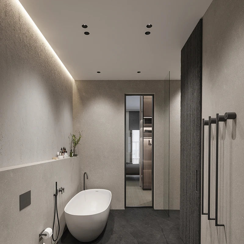 IP65 COB Waterproof Spotlight Recessed 5 Colors and 3 Emitting Colors