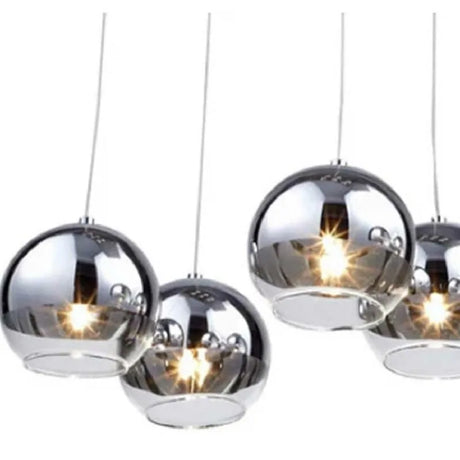 Glass Ball Chandelier Lighting Creative Individual Space Lamp Hanging Lamp Crystal Luster Suspension Modern Light Fixture