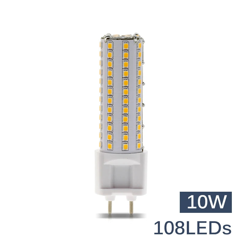 G12 LED Bulb Light AC85-265V 10W 1000LM 15W 1500LM High Brightness SMD2835 LED Corn Bulb Lamp.