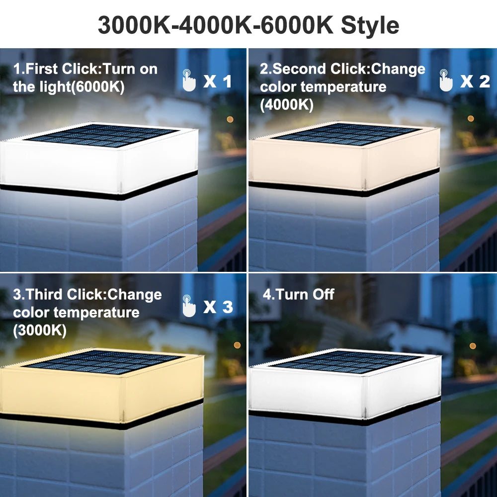 1PC Solar Power Light IP65 Solar LED Light Outdoor Garden Decoration Outdoor Solar Stigma Lights Solar Lamp Fairy