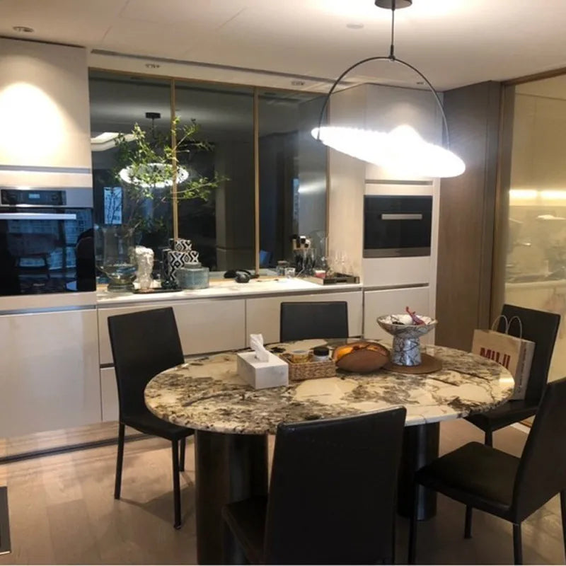 Modern Minimalist LED Fabric Pendant Light - Nordic Art Textile Ceiling Hanging Lamp Fixture for Dining Room, Bar Table & Living Room Decor