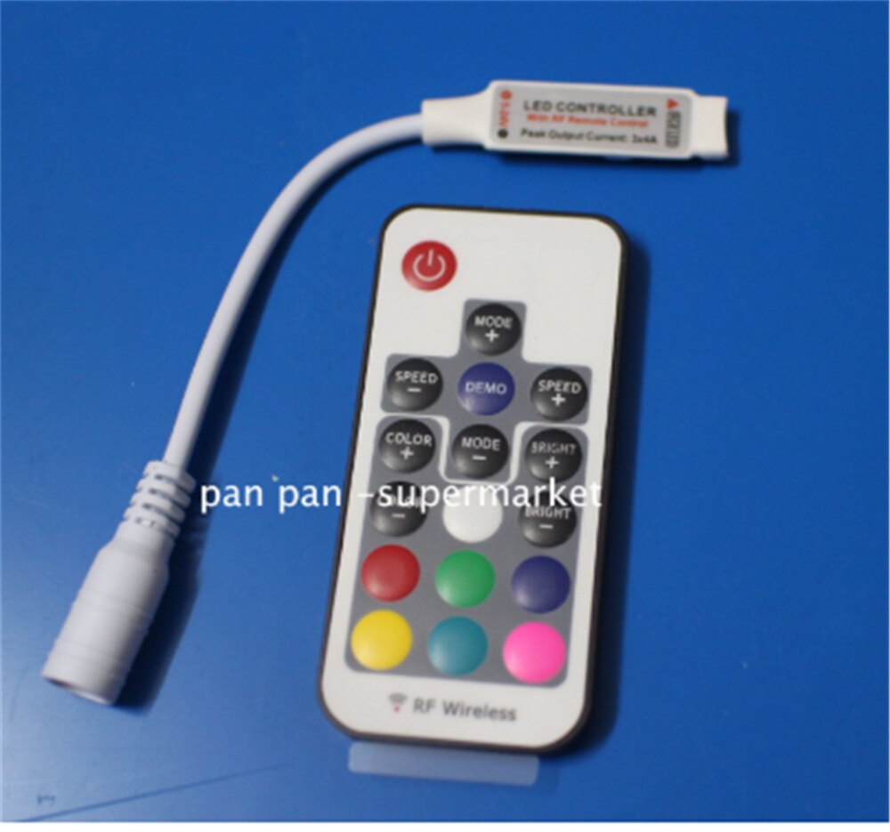 LED Strip Light Mini 3/11/17/24/40/44 Key IR Remote Wireless Controller Wi-fi LED RGB Controller DC12V Mini Wi-f For 3528 5050 RGB