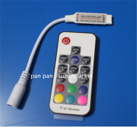 LED Strip Light Mini 3/11/17/24/40/44 Key IR Remote Wireless Controller Wi-fi LED RGB Controller DC12V Mini Wi-f For 3528 5050 RGB