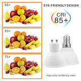 4pcs LED Bulb E27 E14 MR16 GU10 GU5.3 Lampada Led 6W 220V 24/120 Degree LED Lamp Spotlight Lampara LED Spot Light