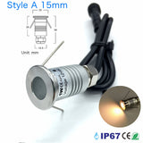 1W / 3W Recessed LED Underground Light (IP67 Waterproof, 12V) - Outdoor Deck & Pathway Lamp