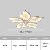 LED Ceiling Lights Dimmable 51-70W 70CM Flush Ceiling Lamps Fixture with Remote Control Living Room Bedroom Indoor Lighting Lamp