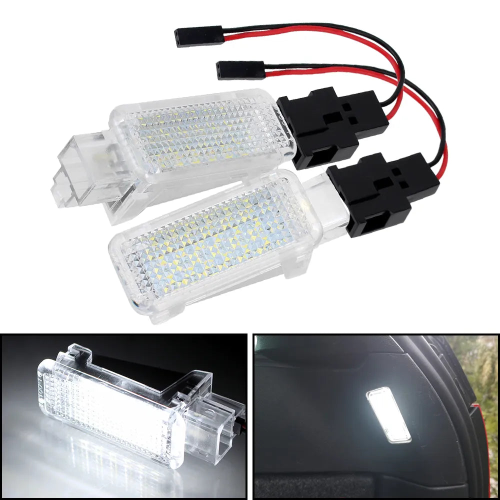 12V Trunk Boot Light For Skoda Kodiaq Octavia Mk2 MK3 2 3 Fabia MK1 Car Interior Storage Luggage Lamp LED Automotive Accessories