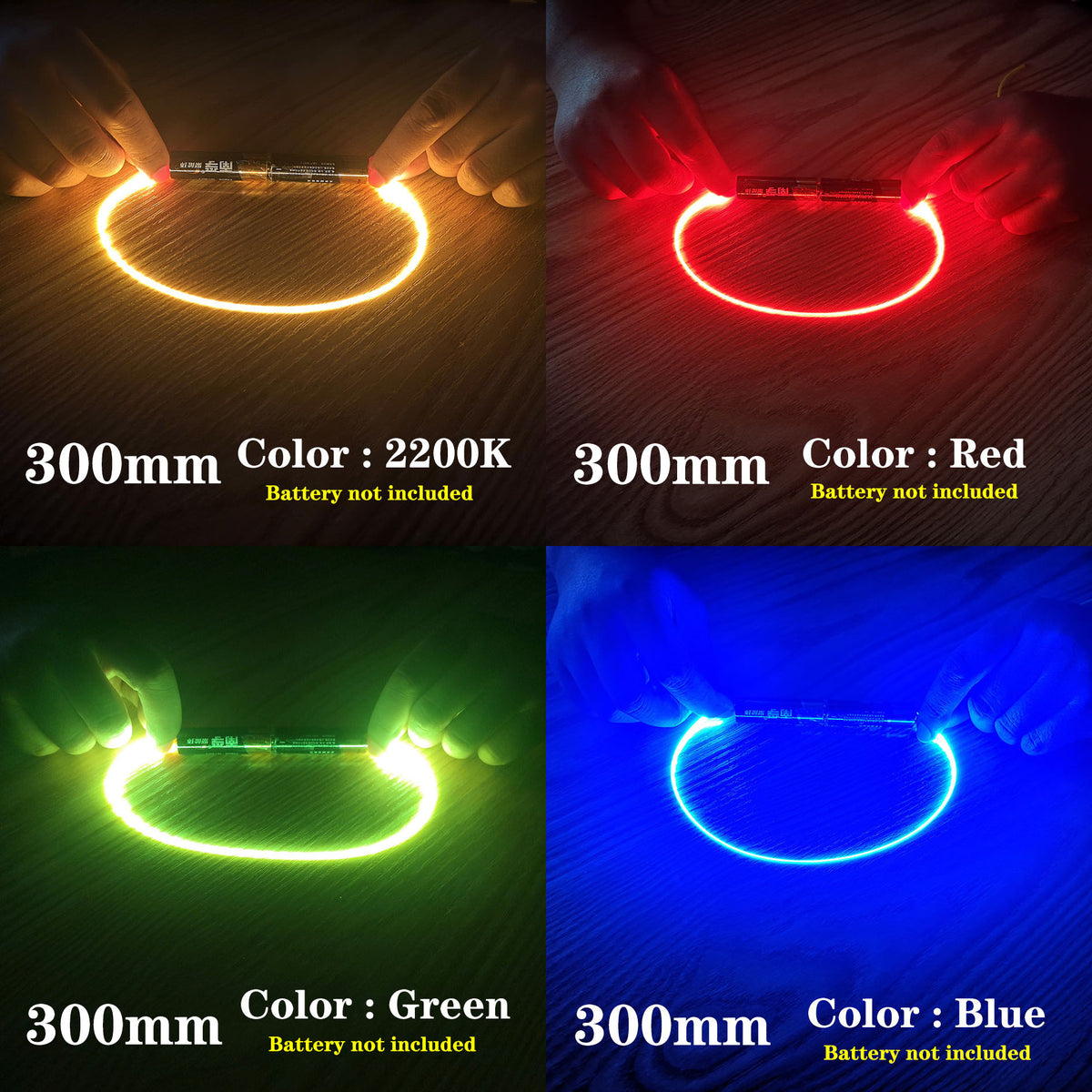 10pcs DC3V 130mm 300mm Warm Retro Edison Bulb LED Filament Lamp Parts LED Diodes Flexible Filament For Christmas Decorative Lamp