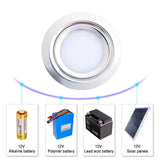 6 Pcs IP65 Downlight 304 Stainless Steel 3W 5W 7W DC 12V LED Safety Voltage Spotlights for Home Kitchen Dining Spot Lighting