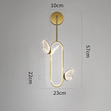 Butterfly LED Pendant Wall Lights Nordic Indoor Lighting Ceiling Lamp Bedside Lamp Hanging Lamps Modern Living Room Decoration
