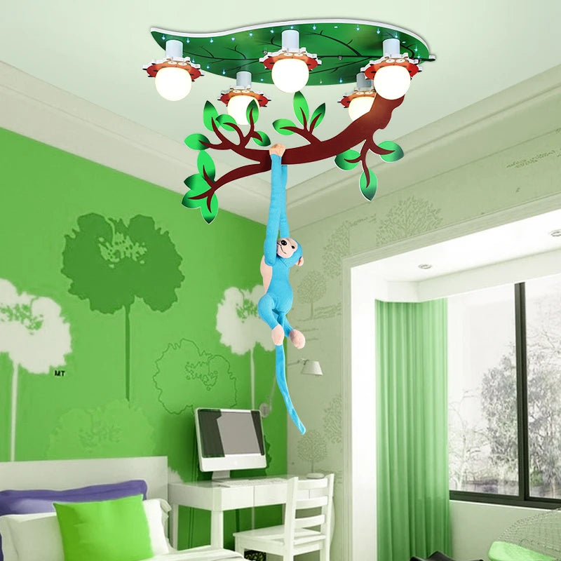 Children's bedroom decor's led lights for room indoor chandelier lighting chandeliers ceiling lamps for living room decoration