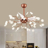 23 Inch ceiling fan fans with lights remote control Reversible ventilator lamp bedroom decor Silent Motor glowworm firefly