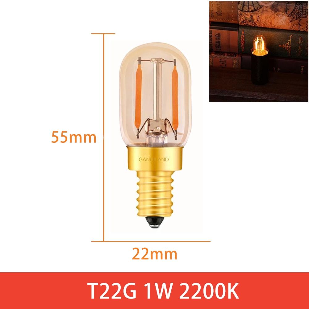 Led Candle Light Bulb E12 E14 Effect Dimmable Bulb C7 0.5W T22G 1W Home For Decors Lighting Ampoule Candle Bulb