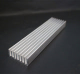 Aluminium Radiating Fin Cooling Heatsink 100*25*10MM for LED Power Transistor Electrical Radiator Chip