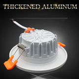 Modern LED COB Recessed Downlight - 5W to 15W Dimmable Spotlight for Commercial & Retail Lighting