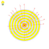 COB LED Angel Eyes Ring Light Chip (12V DC, 20mm–120mm) - Aluminum Board Light Source