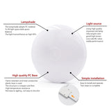 Ultra-Thin Surface Mount LED Ceiling Light (6W-48W) - AC85-265V Flush Mount Panel Lampada Lamp Fixture for Bedroom & Living Room