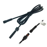 6-Pack 2-Pin Waterproof IP67 LED Extension Cables - 1 Meter (100cm) Male to Female DC Connector