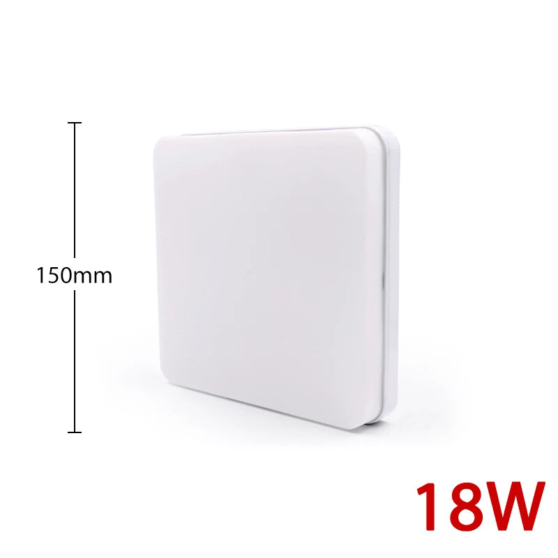 Ultra-Thin Surface Mount LED Ceiling Light (6W-48W) - AC85-265V Flush Mount Panel Lampada Lamp Fixture for Bedroom & Living Room