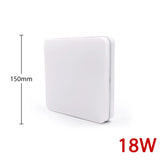 Ultra-Thin Surface Mount LED Ceiling Light (6W-48W) - AC85-265V Flush Mount Panel Lampada Lamp Fixture for Bedroom & Living Room