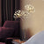 INS Modern Simple LED Bedside Lamp Living Room Bedroom Wedding Dress Shop Decors Crystal Study Dandelion Standing  Floor Light