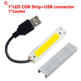 60x15mm USB LED COB Light Source (DC 5V, 2W) - Warm & Cold White Light Strip Module