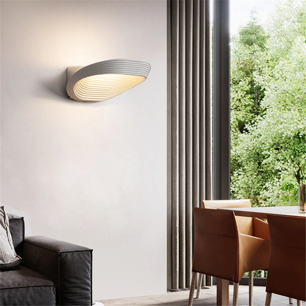 12W Modern Indoor LED Wall Lamp (Aluminum) - Contemporary Minimalist Sconce Light Fixture for Bedroom Bedside, Living Room Accent & Aisle Corridor