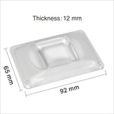 LED COB Chip Lens 92*65mm LED Lamp Chip Lampshade Reflector Frosted Matrix Chip Lamp DIY Spotlight Bulb Floodlight Easy Install