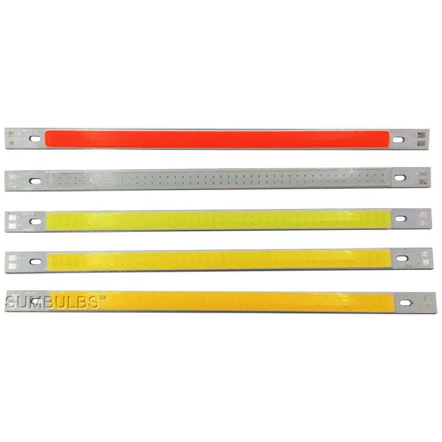 Sumbulbs 200x10mm COB LED Light Strip (10W, DC 12V–14V, 1000LM) - 20CM Lamp Module